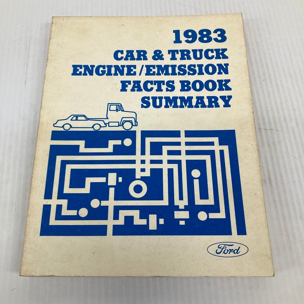 Ford Car & Truck Engine Emission Facts Summary 1983